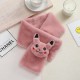 Cartoon scarf, warm scarf for adults and children, thick and warm for kids, plush scarf for girls and boys Cartoon scarf, warm scarf for adults and children, thick and warm for kids, plush scarf for girls and boys