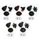 European And American Ladies Winter Wool Ab Yarn Knitting Plus Fluff Ball Double Hat Scarf Gloves Three-piece In Stock European And American Ladies Winter Wool Ab Yarn Knitting Plus Fluff Ball Double Hat Scarf Gloves Three-piece In Stock
