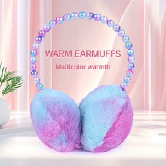 Winter plush ear cups, thickened windproof and ear-protecting Korean version cute ear tips, outdoor ear cups are fashionable and versatile