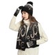 2025 Cross-border Foreign Trade Amazon Winter Needle Ladies Jacquard Padded Imitation Mink Velvet Scarf Hat Gloves Three-piece Set 2025 Cross-border Foreign Trade Amazon Winter Needle Ladies Jacquard Padded Imitation Mink Velvet Scarf Hat Gloves Three-piece Set