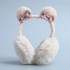 The new Korean-style winter warm ear cups are fashionable, sweet and girlish. The cat-ear folding ear cups keep the ears warm and cozy
