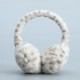 A detachable memory hair band with leopard print plush ear bags for both men and women to wear on the ear cups for winter warmth, windproof and frost-proof A detachable memory hair band with leopard print plush ear bags for both men and women to wear on the ear cups for winter warmth, windproof and frost-proof
