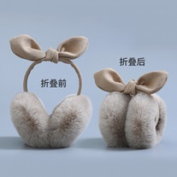 New winter anti-freezing and warm cycling ear kit - Korean version, extra-large, thickened, rear-worn, Wu-ear style