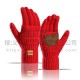 2025 Amazon New Winter Outdoor Riding Plus Warm Ladies Knitted Gloves Palm Plus Leather Non-slip Gloves 2025 Amazon New Winter Outdoor Riding Plus Warm Ladies Knitted Gloves Palm Plus Leather Non-slip Gloves