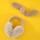 Folding ear cups with winter fleece, cute rabbit, warm and cozy ears, solid color new style, soft, windproof and frost-proof ears Folding ear cups with winter fleece, cute rabbit, warm and cozy ears, solid color new style, soft, windproof and frost-proof ears