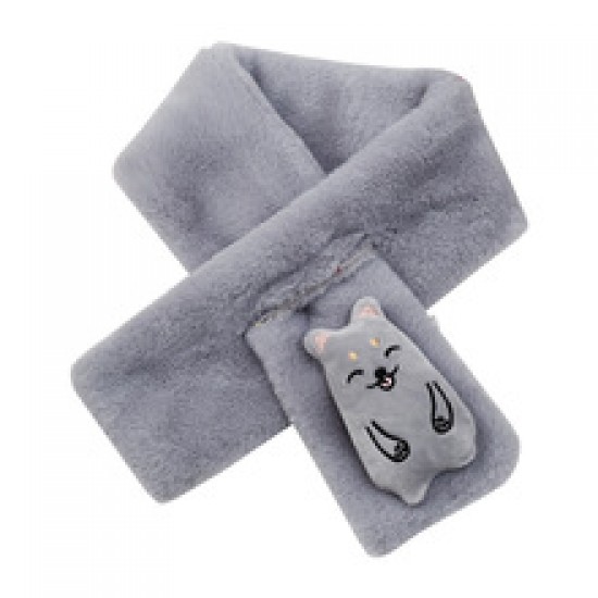 2021 Korean version autumn and winter plush children's scarf, cartoon plush scarf, warm neck for boys and girls, imitation rabbit fur 2021 Korean version autumn and winter plush children's scarf, cartoon plush scarf, warm neck for boys and girls, imitation rabbit fur