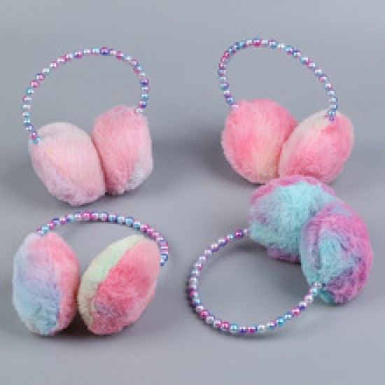 Winter plush ear cups, thickened windproof and ear-protecting Korean version cute ear tips, outdoor ear cups are fashionable and versatile