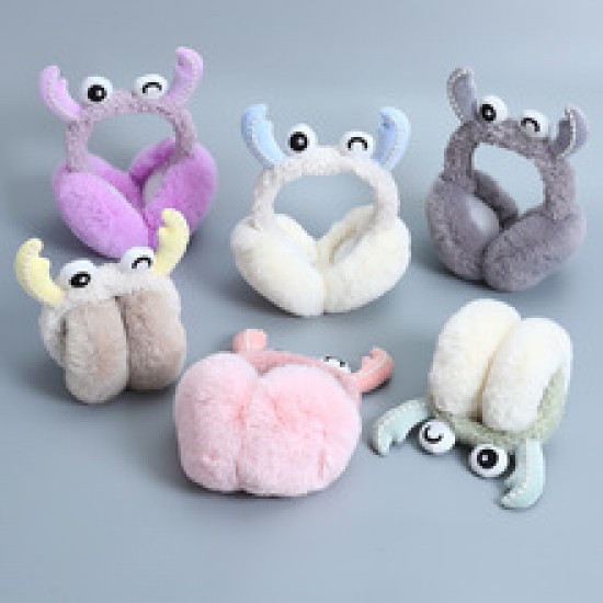 Foldable and stretchable ear tips for warmth, cute for female students. Fluffy ear cups for winter, ear caps for men, and ear protection for women, keeping the ears warm Foldable and stretchable ear tips for warmth, cute for female students. Fluffy ear cups for winter, ear caps for men, and ear protection for women, keeping the ears warm