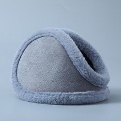New thickened plush warm ear cups for men in winter, solid color student cold-proof after-wear ear tips