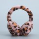 A detachable memory hair band with leopard print plush ear bags for both men and women to wear on the ear cups for winter warmth, windproof and frost-proof A detachable memory hair band with leopard print plush ear bags for both men and women to wear on the ear cups for winter warmth, windproof and frost-proof