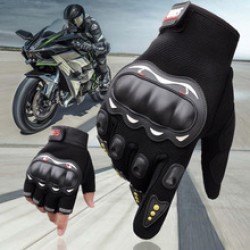 Motorcycle gloves, riding sports motorcycle gloves, outdoor men's racing anti-slip hard-shell touch screen tactical gloves