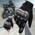 Motorcycle gloves, riding sports motorcycle gloves, outdoor men's racing anti-slip hard-shell touch screen tactical gloves