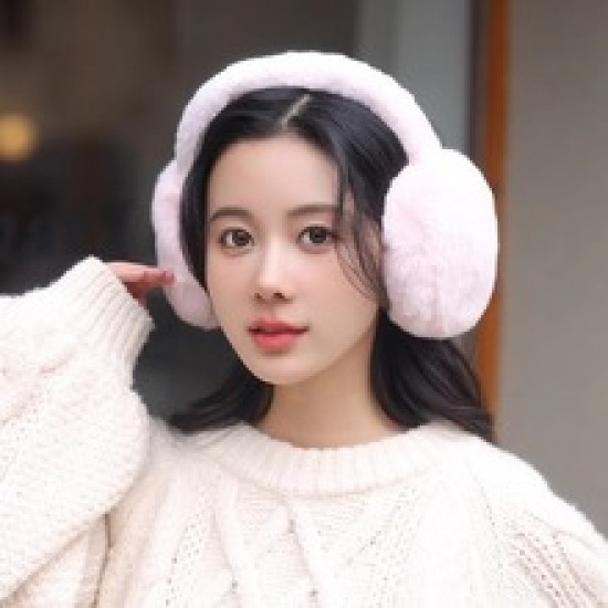 Fluffy ear cups for women, a foldable Korean version plush imitation rabbit fur ear protection wonder, winter cold-proof and warm-keeping ear tips and ear warmers Fluffy ear cups for women, a foldable Korean version plush imitation rabbit fur ear protection wonder, winter cold-proof and warm-keeping ear tips and ear warmers