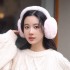 Fluffy ear cups for women, a foldable Korean version plush imitation rabbit fur ear protection wonder, winter cold-proof and warm-keeping ear tips and ear warmers
