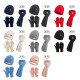 Cross-border Scarf Gloves Hat Three-piece Winter Cold-proof Earmuffs Head Wool Outdoor Warm Knitted Hat Cross-border Scarf Gloves Hat Three-piece Winter Cold-proof Earmuffs Head Wool Outdoor Warm Knitted Hat