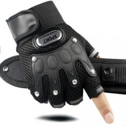 Six-pin half-finger gloves, outdoor tactics, men's summer sun protection, motorcycle riding, off-road motorcycle, fitness gloves wholesale