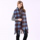 The same checked scarf as Yu Shuxin, the little red book style scarf, a versatile winter thick and warm tassel couple shawl The same checked scarf as Yu Shuxin, the little red book style scarf, a versatile winter thick and warm tassel couple shawl